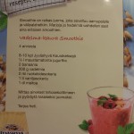 Smoothie-resepti Nexus One:lla kuvattuna