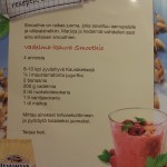 Smoothie-resepti Nexus One:lla kuvattuna