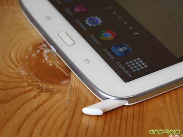 Samsung Galaxy Note 8:n kynän paikka