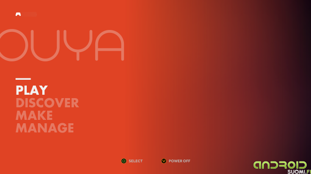 Ouya Menu